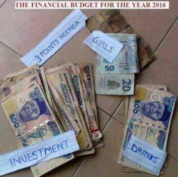 Funny:Look at this guys 2016 budget
